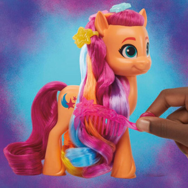 Figurină Hasbro My Little Pony Crystal Adventure Ponies Sunny 4+ / Brown photo 4