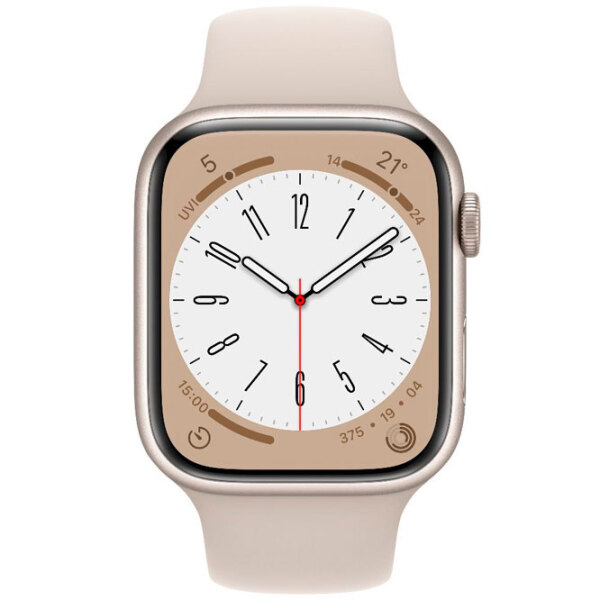 Ceas inteligent Apple Watch Series 9 Starlight 1.9" | 45 mm | Aluminiu/ Silicon| MR973QR/ A photo 3