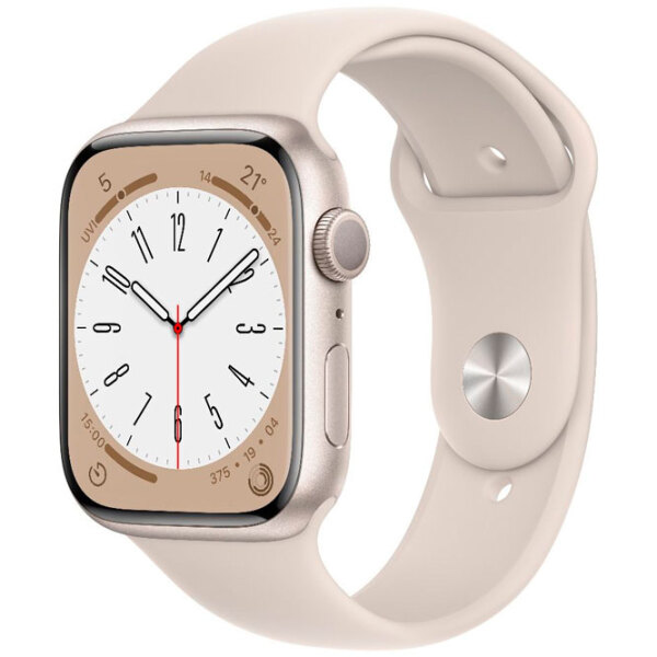 Ceas inteligent Apple Watch Series 9 Starlight 1.9" | 45 mm | Aluminiu/ Silicon| MR973QR/ A photo 5