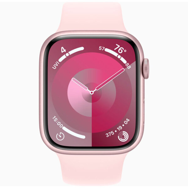 Ceas inteligent Apple Watch Series 9 Pink 1.9" | 45 mm | Aluminiu/ Silicon| MR9G3QR/ A photo 2