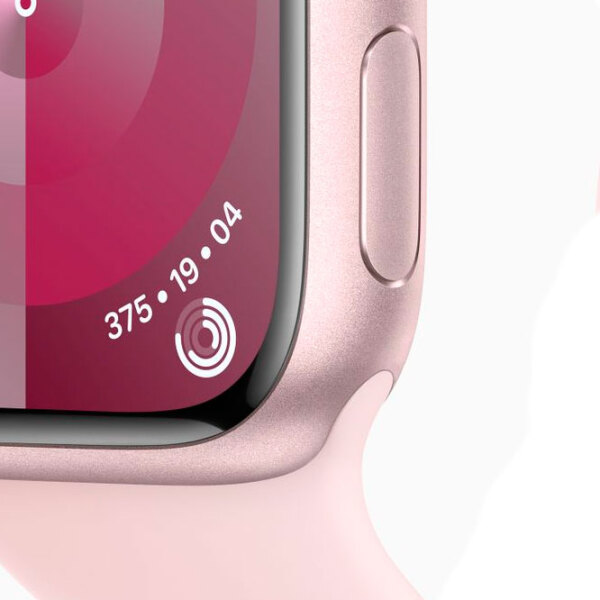 Ceas inteligent Apple Watch Series 9 Pink 1.9" | 45 mm | Aluminiu/ Silicon| MR9G3QR/ A photo 4