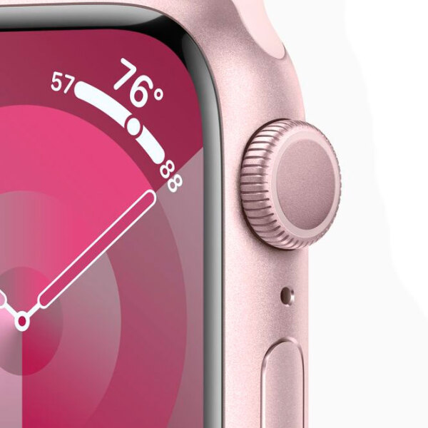 Ceas inteligent Apple Watch Series 9 Pink 1.9" | 45 mm | Aluminiu/ Silicon| MR9G3QR/ A photo 5