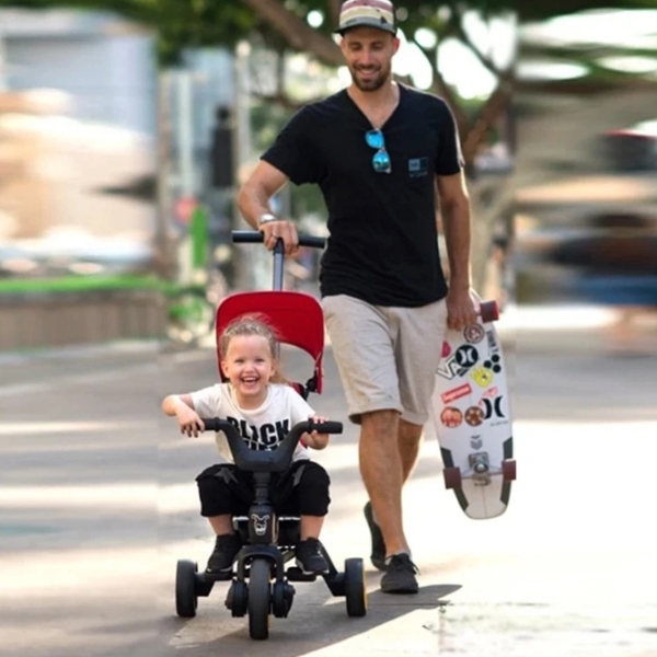 Трицикл Doona Liki Trike S1 Красный Алюминий/ Детский photo 4