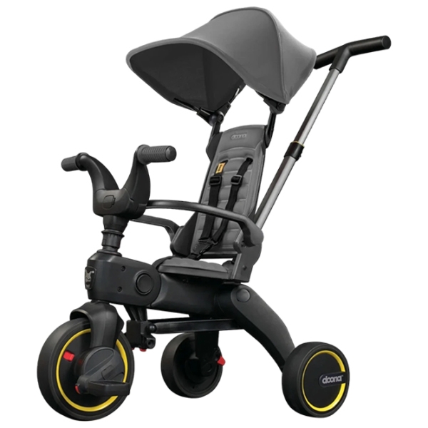 Triciclu Doona Liki Trike S1 Gray Aluminiu/ Pentru copii photo 1