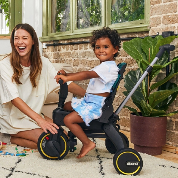 Triciclu Doona Liki Trike S1 Gray Aluminiu/ Pentru copii photo 4