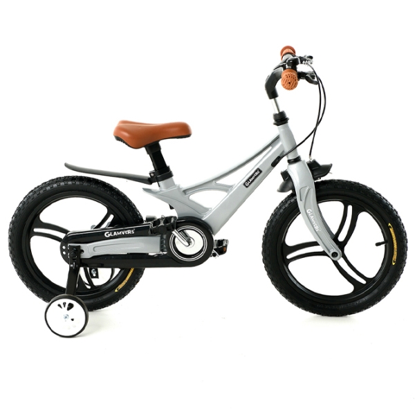 Велосипед Glamvers Speed 16" Серый Черный Магниевый сплав / Детский photo 2