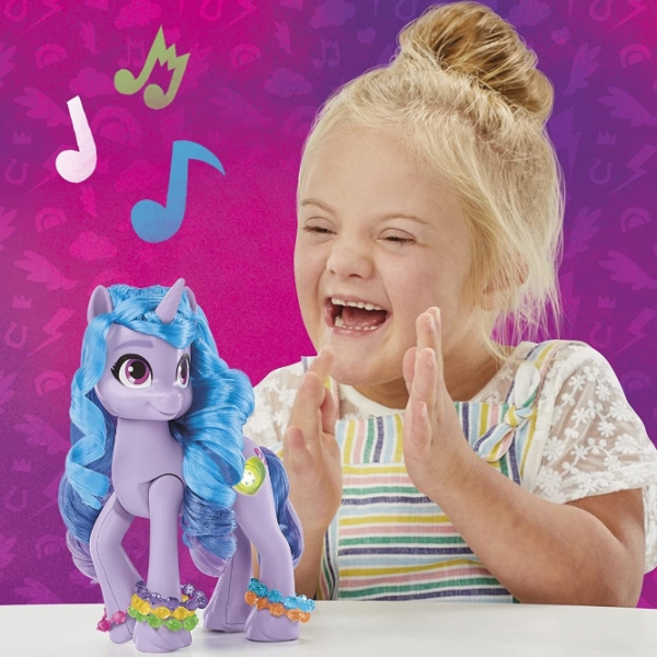 Фигурка Hasbro My little pony See Your Sparkle Izzy Moonbow F3870 Пурпурный для девочек, 5+ photo 4