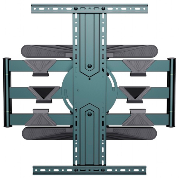 Suport TV Gembird WM-80STR-01 Black VESA 600 x 400 mm photo 2