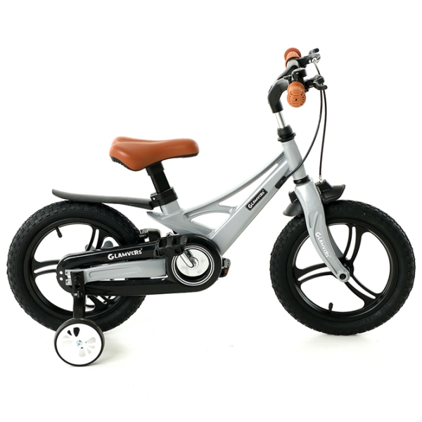 Bicicletă Glamvers Speed 14" Gray Black Aliaj de magneziu / Pentru copii photo 2