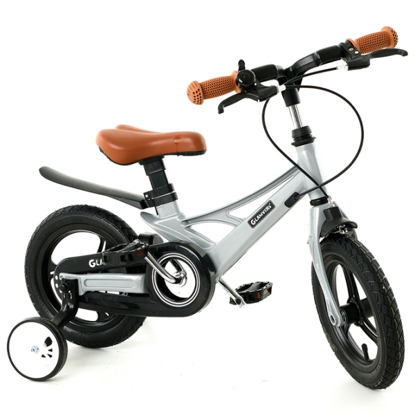 Bicicletă Glamvers Speed 12" Gray Black Aliaj de magneziu / Pentru copii photo 1