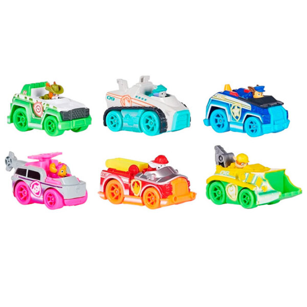 Figurină Spin Master Paw Patrol Set True Metal Neon 3+ / Multicolor photo 1