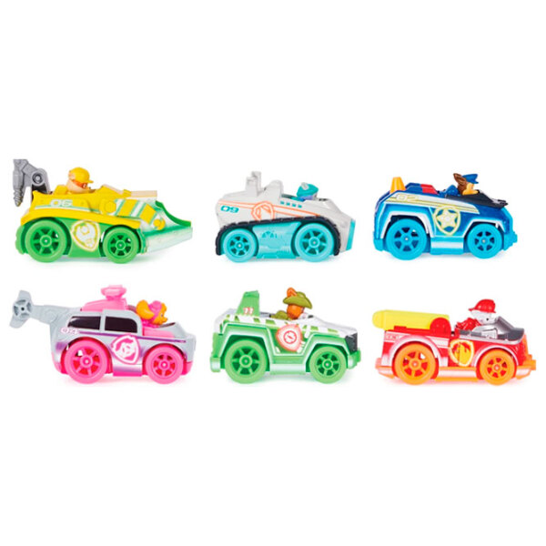 Figurină Spin Master Paw Patrol Set True Metal Neon 3+ / Multicolor photo 3