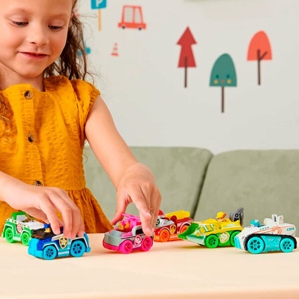 Figurină Spin Master Paw Patrol Set True Metal Neon 3+ / Multicolor photo 4