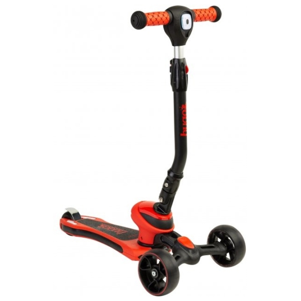 Trotinetă pentru copii cu trei roți Toyz Hugo (0408) Red 3 ani, 50 kg, Din PU photo 1