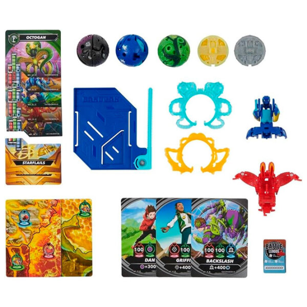 Интерактивная игрушка Bakugan Battle Pack Battle Pack 3S1 ast 6066988 Разноцветный для мальчиков, 6+ photo 1