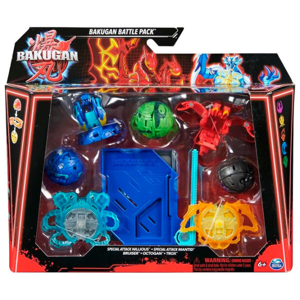 Интерактивная игрушка Bakugan Battle Pack Battle Pack 3S1 ast 6066988 Разноцветный для мальчиков, 6+ photo 2