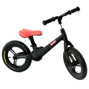 Bicicletă fără pedale Glamvers Energy 12" Black Red Aliaj de magneziu / Pentru copii