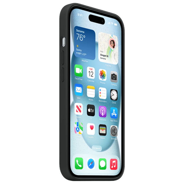 Husă pentru smartphone Apple iPhone 15 (MT0J3ZM/ A) Black Apple, TPU, MagSafe Back photo 3