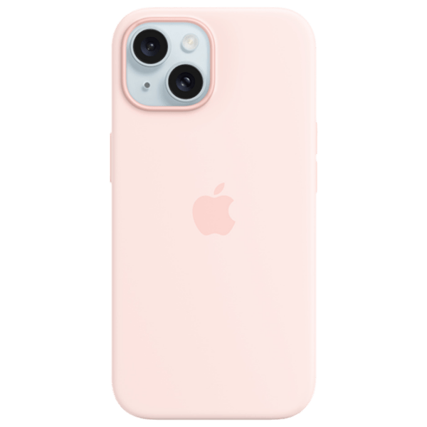 Husă pentru smartphone Apple iPhone 15 (MT0U3ZM/ A) Light Pink Apple, TPU, MagSafe Back photo 1