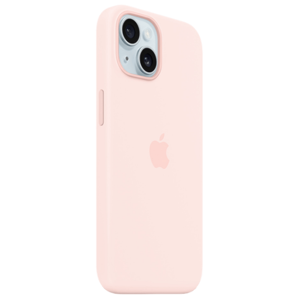 Husă pentru smartphone Apple iPhone 15 (MT0U3ZM/ A) Light Pink Apple, TPU, MagSafe Back photo 2
