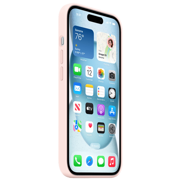 Husă pentru smartphone Apple iPhone 15 (MT0U3ZM/ A) Light Pink Apple, TPU, MagSafe Back photo 3