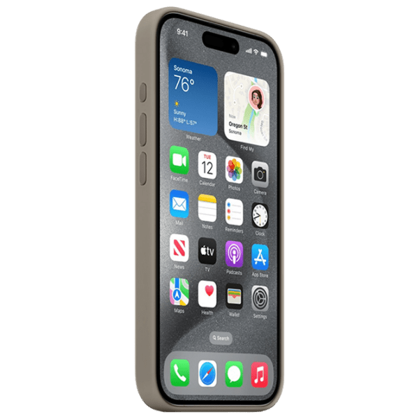 Husă pentru smartphone Apple iPhone 15 Pro (MT1E3ZM/ A) Clay Beige Apple, TPU, MagSafe Back photo 3