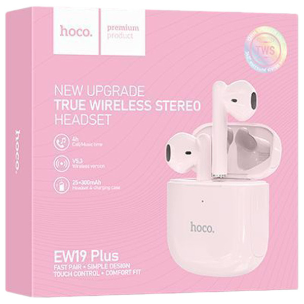 Căști Hoco EW19 Plus Pink Fără fir / Personal / In ear photo 3