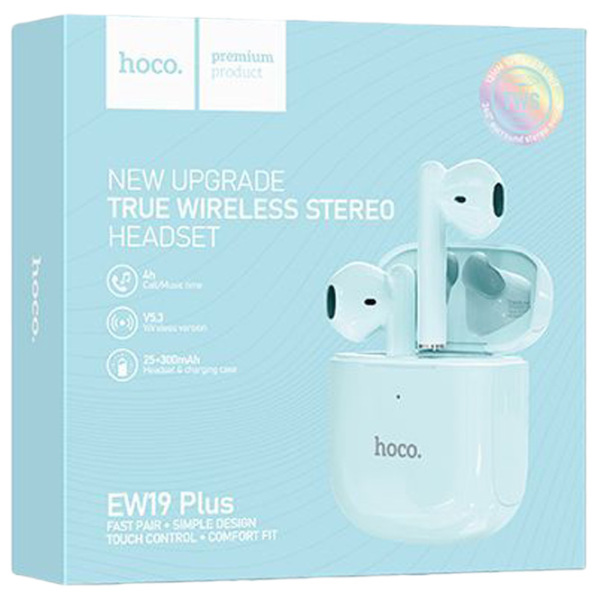 Căști Hoco EW19 Plus Blue Fără fir / Personal / In ear photo 3