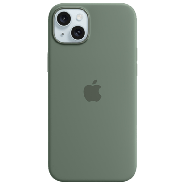Husă pentru smartphone Apple iPhone 15 Plus (MT183ZM/ A) Cypress Green Apple, TPU, MagSafe Back photo 1