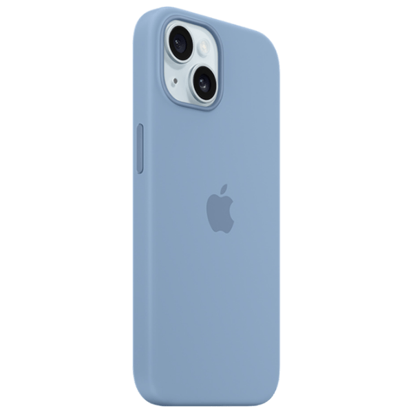 Husă pentru smartphone Apple iPhone 15 (MT0Y3ZM/ A) Winter Blue Apple, TPU, MagSafe Back photo 2