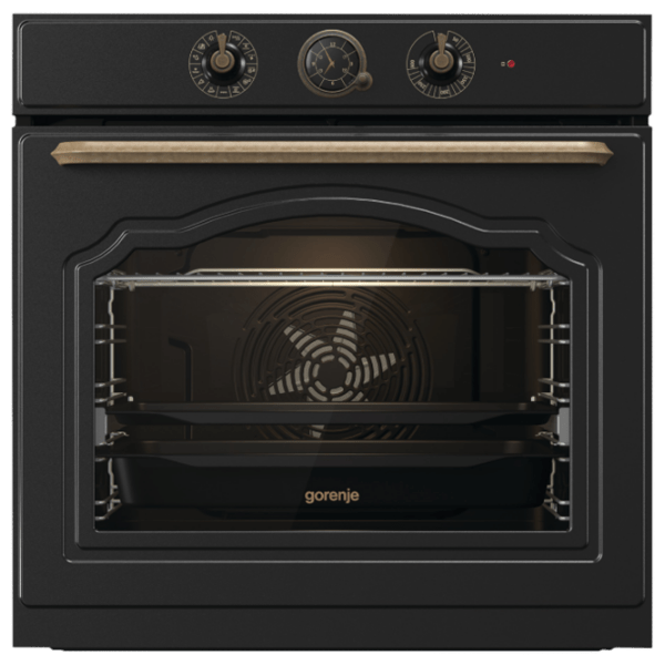 Духовой шкаф Gorenje BOS67372CLB Черный A, 77 л photo 1