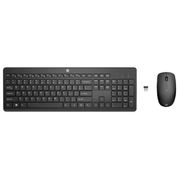 Клавиатура и Мышь HP 235 Черный Для дома и офиса, Беспроводные photo 1