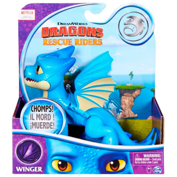 Figurină DreamWorks Dragons Rescue Riders Basic 3+ / Albastru deschis photo 4