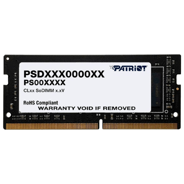 Оперативная память 16 ГБ Patriot Signature Line PSD416G26662S SO-DIMM, DDR4, 2666 МГц photo 1