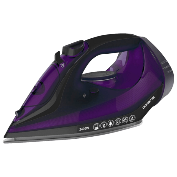 Fier de călcat Polaris PIR2487AK Purple 2400 W, 45 g/min, 0.26 l, Ceramică photo 1