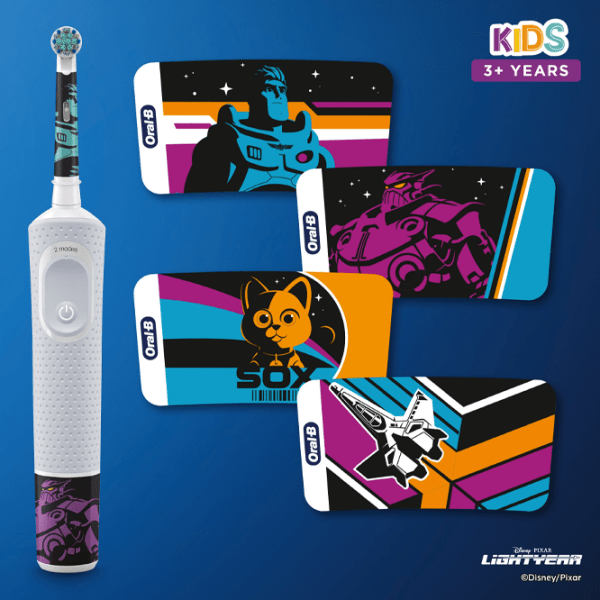Зубная электрощетка Braun Kids Vitality D100 Lightyear Пурпурный  photo 4