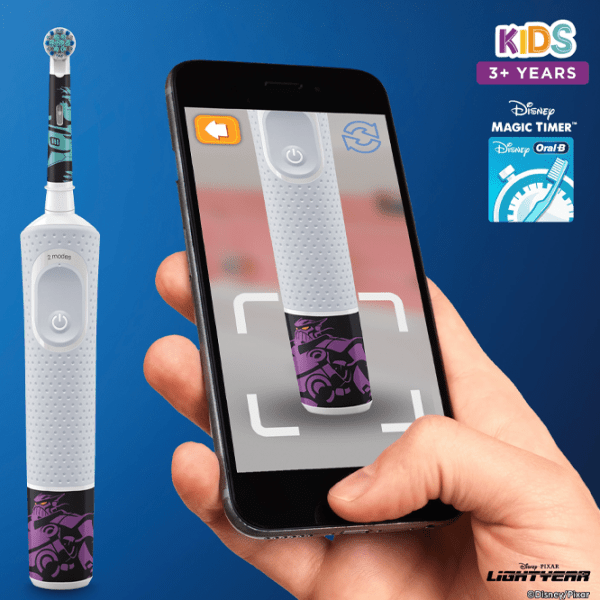 Зубная электрощетка Braun Kids Vitality D100 Lightyear Пурпурный  photo 5