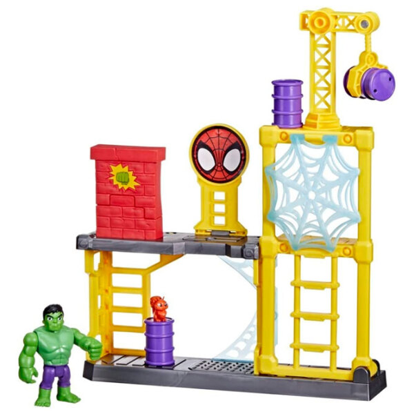 Figurină Hasbro Avengers Playset Hulk Smash Yard 3+ / Green photo 2