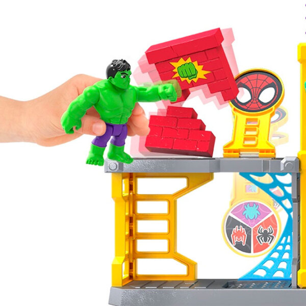 Figurină Hasbro Avengers Playset Hulk Smash Yard 3+ / Green photo 3
