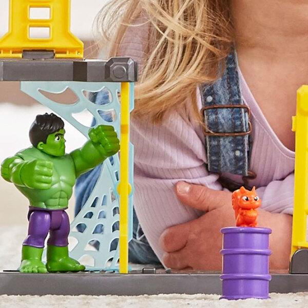 Figurină Hasbro Avengers Playset Hulk Smash Yard 3+ / Green photo 4