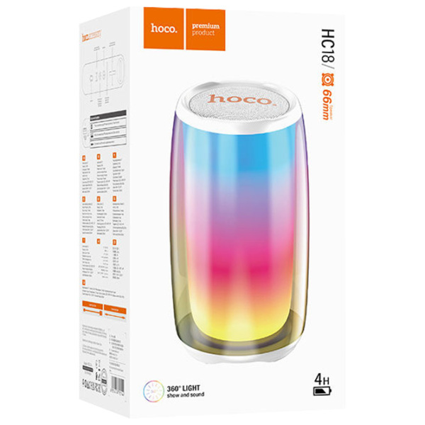 Boxă portabilă Hoco HC18 White 20 W photo 4