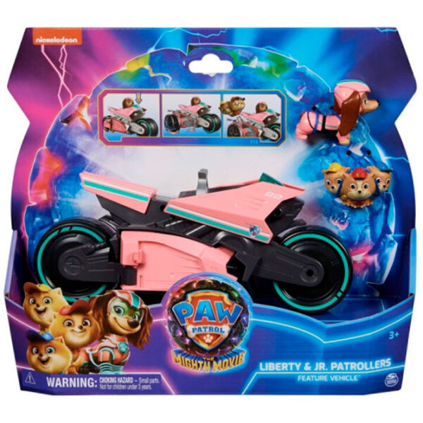 Figurină Spin Master Paw Patrol Liberty Vehiculul Viitorului 3+ / Pink photo 2
