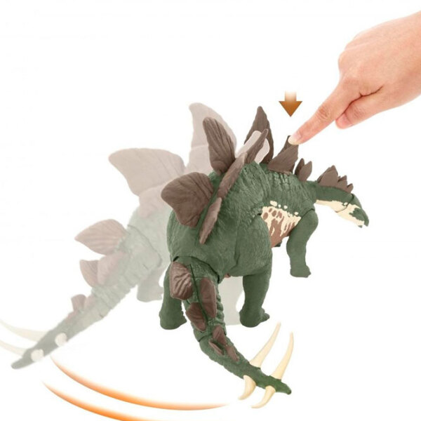 Figurină Mattel Jurassic World Stegosaurus 4+ / Green photo 4