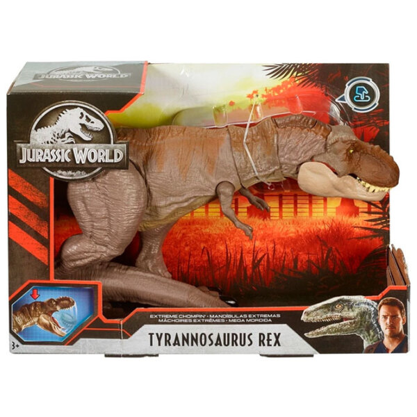 Figurină Mattel Jurassic World Tyrannosaurus Rex 3+ / Brown photo 2