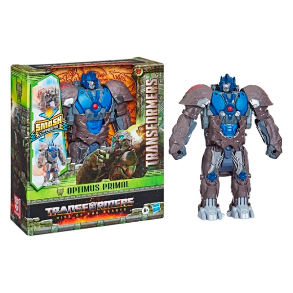 Figurină Hasbro Transformers MV7 Smash Changers Optimus Primal 6+ / Gray photo 3