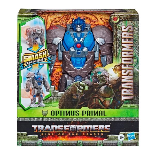 Figurină Hasbro Transformers MV7 Smash Changers Optimus Primal 6+ / Gray photo 5