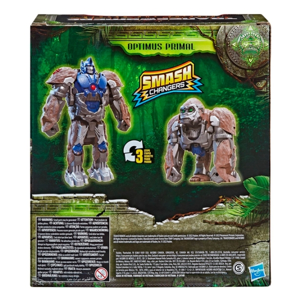 Figurină Hasbro Transformers MV7 Smash Changers Optimus Primal 6+ / Gray photo 6