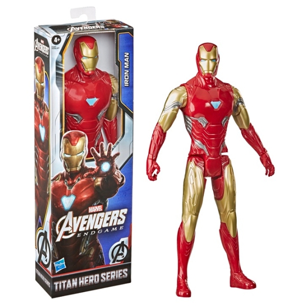 Figurină Hasbro AVN Titan Hero Iron Man 4+ / Red photo 3
