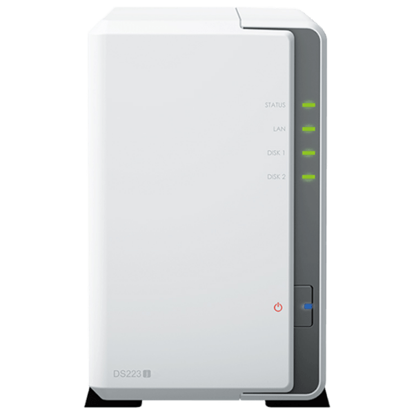 NAS Synology DS223j Белый  photo 1
