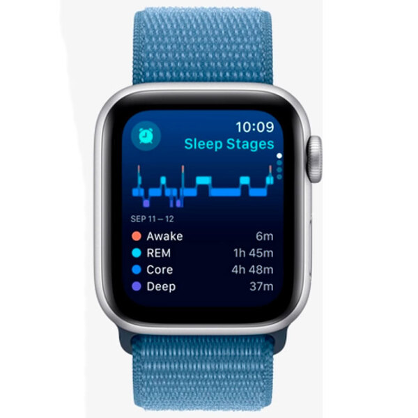Умные часы Apple Watch SE 2023 Серебристый 1.57" | 40 мм | Алюминий/ Нейлон
| MRE33QI/ A photo 2